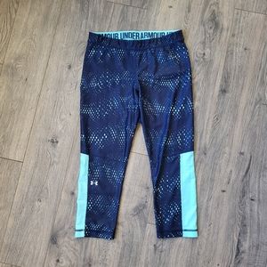 Under Armour HeatGear Compression Capri Leggings {Large}